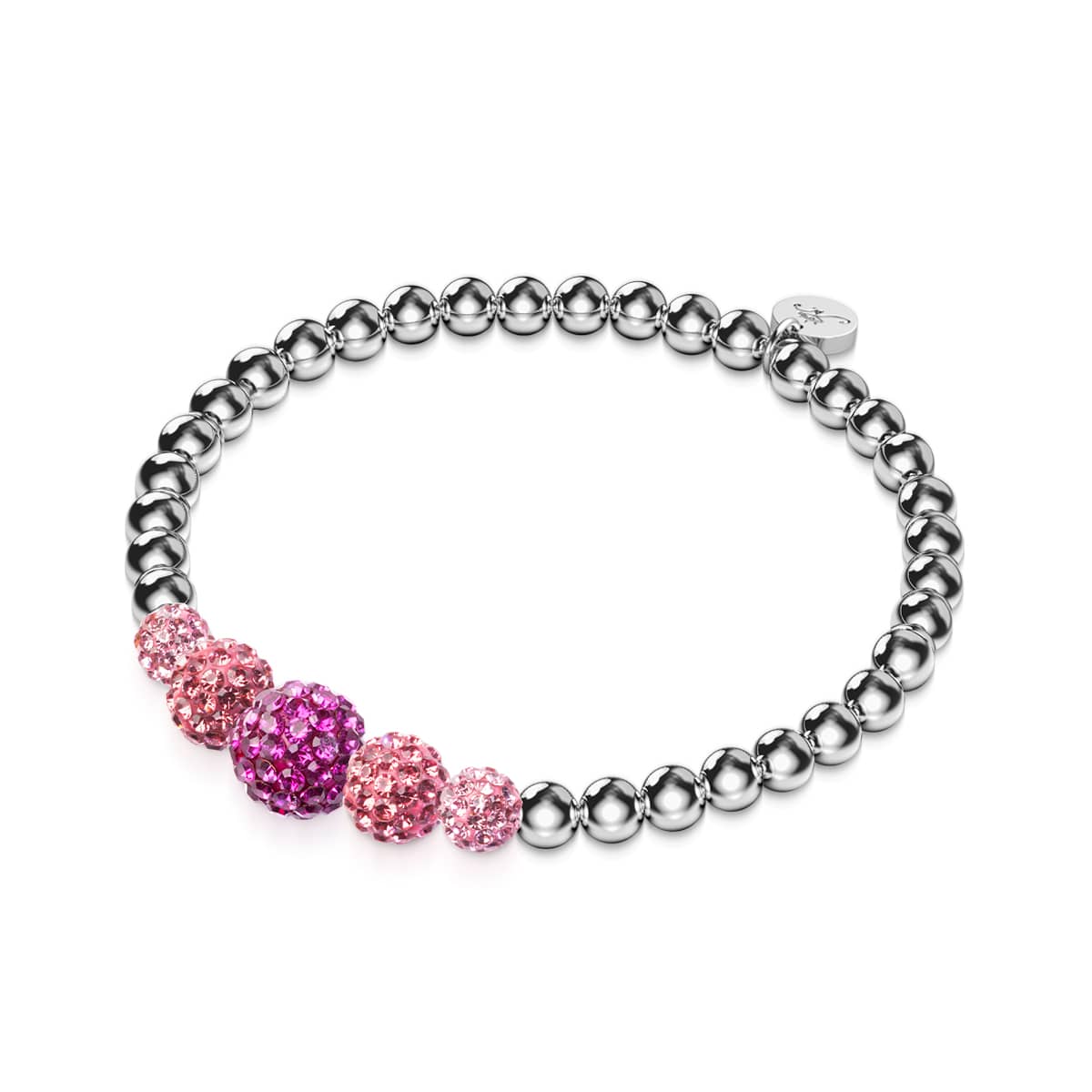 Bracelet Kikiballa en cascade de cristal et récif de corail